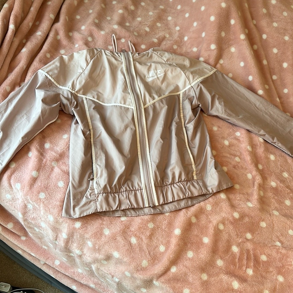Nike Pink Utility Jacket with Elastic Waist